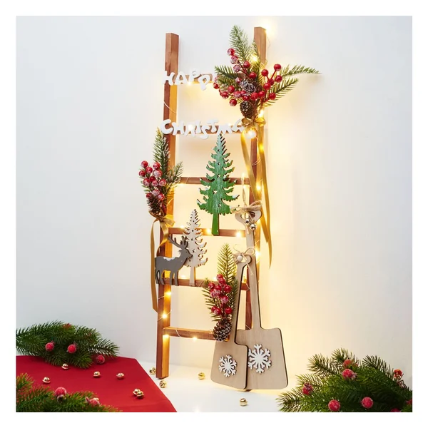 Branche de sapin avec baies et pommes de pin VBS, 4 pc.