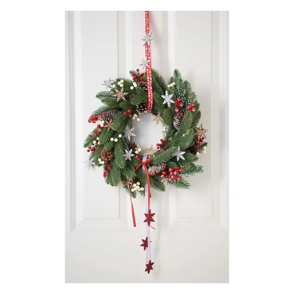 Branche de sapin avec baies et pommes de pin VBS, 4 pc.