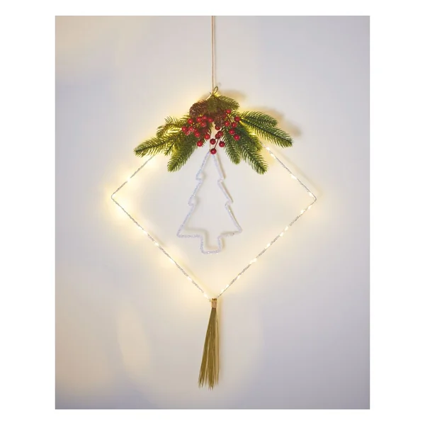 Branche de sapin avec baies et pommes de pin VBS, 4 pc.