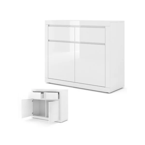 Buffet rangement blanc brillant buffet blanc moderne buffet chambre buffet salon