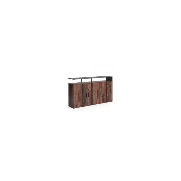 Buffet salon Loft marron foncé et anthracite buffet salle à manger buffet chambre moderne