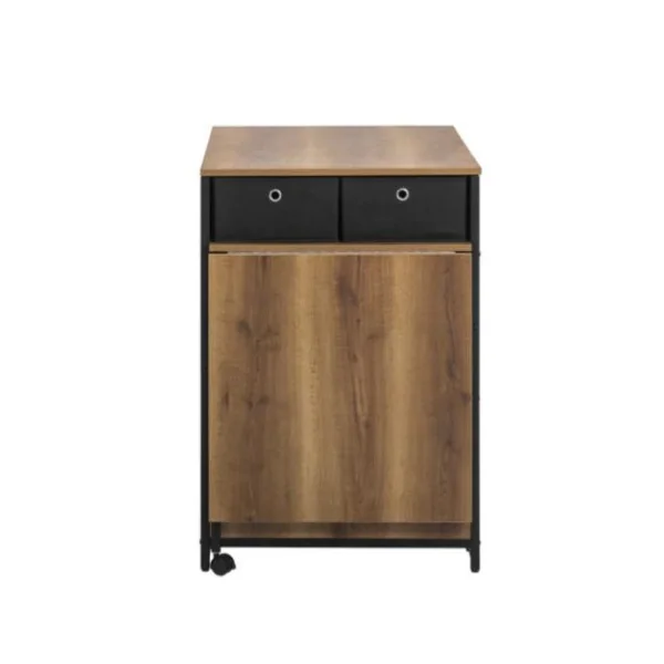 Bureau industriel avec table pliable gain de place bureau avec rangement