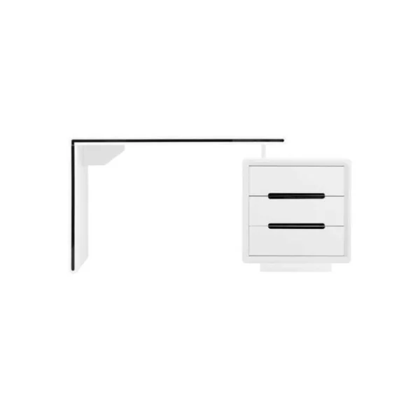 Bureau manucure cosmétique blanc moderne Table prothésiste ongulaire Bureau manucure Table onglerie