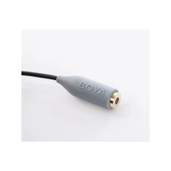 BY-CIP2 Boya Adaptateur jack 3.5 TRS femelle vers jack 3.5 mm TRRS mâle