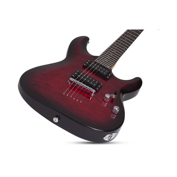 C-6 Plus - see-thru cherry burst