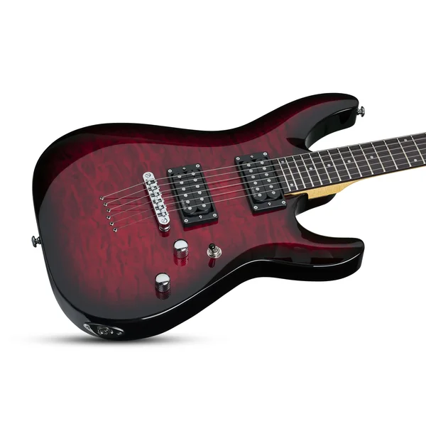 C-6 Plus - see-thru cherry burst