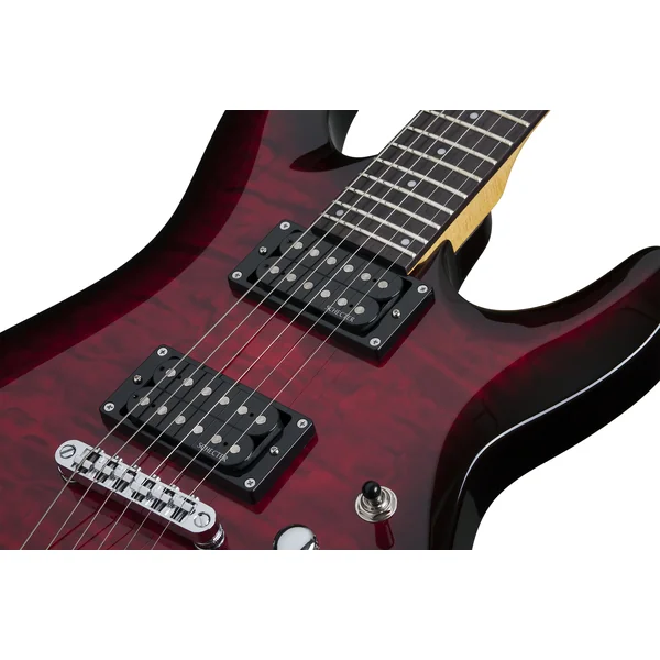 C-6 Plus - see-thru cherry burst