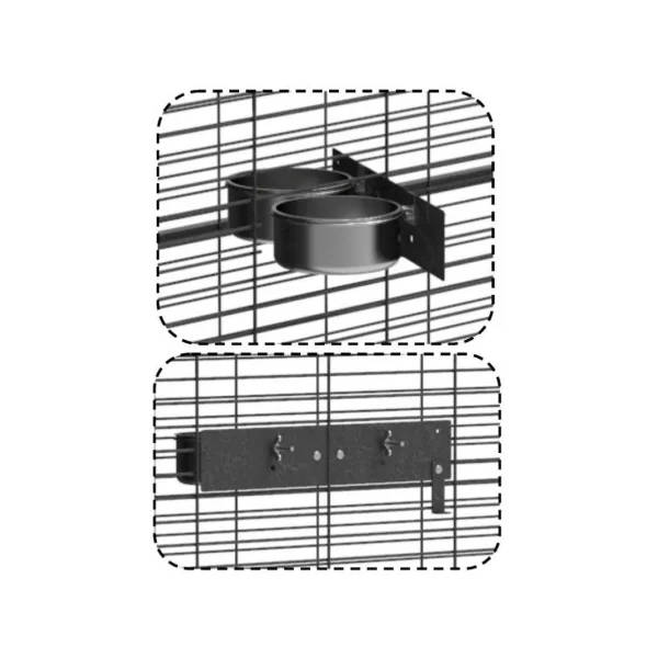 Cage perroquet 2x1x2 m