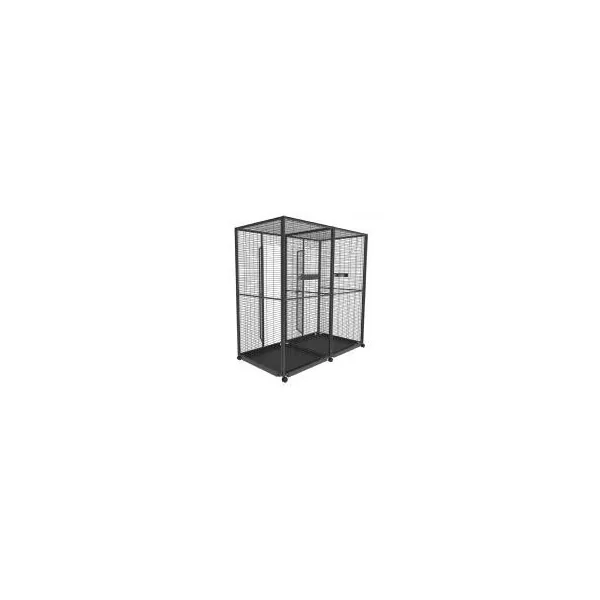 Cage perroquet double 2x1x2 m
