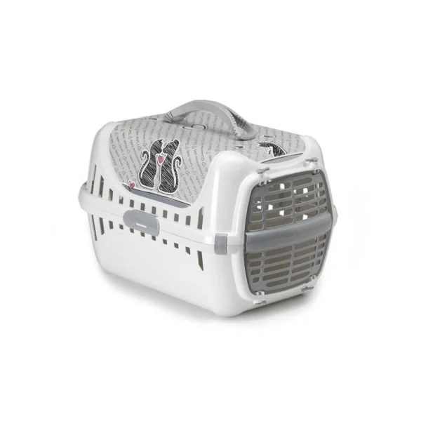 Cage transport chat ou chatons en plastique