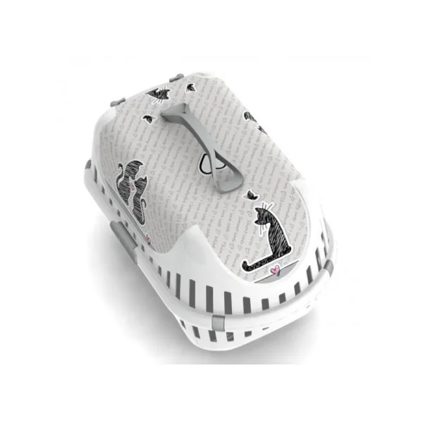 Cage transport chat ou chatons en plastique