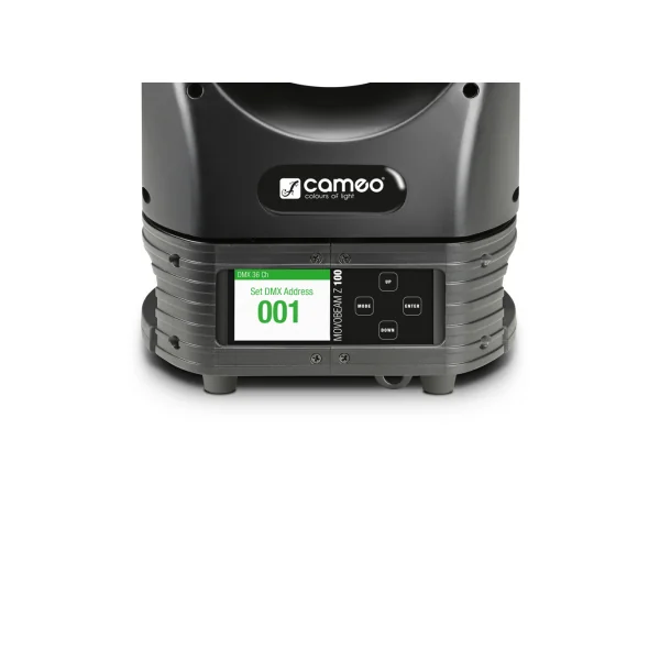 Cameo MOVO BEAM Z 100 - Projecteur asservi avec couronne de LED, rotation illimitée et zoom