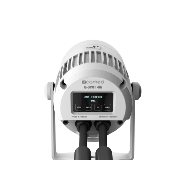 Cameo Q-Spot 40i W - Spot compact d’extérieur à LED RGBA de 40 W, modèle blanc