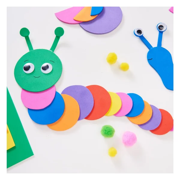 Caoutchouc mousse VBS « Mega pack », 50 pc., assortiment multicolore