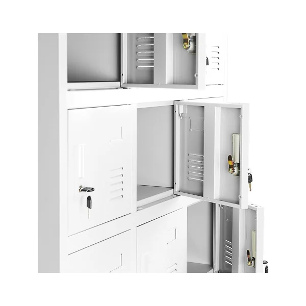 Casier vestiaire métallique armoire en acier x18 casier professionnel métal Vestiaire pro