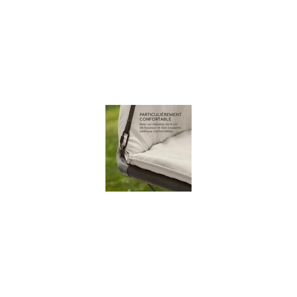 Chaise longue de jardin suspendue avec coussin chaise longue de jardin suspendue autoportante