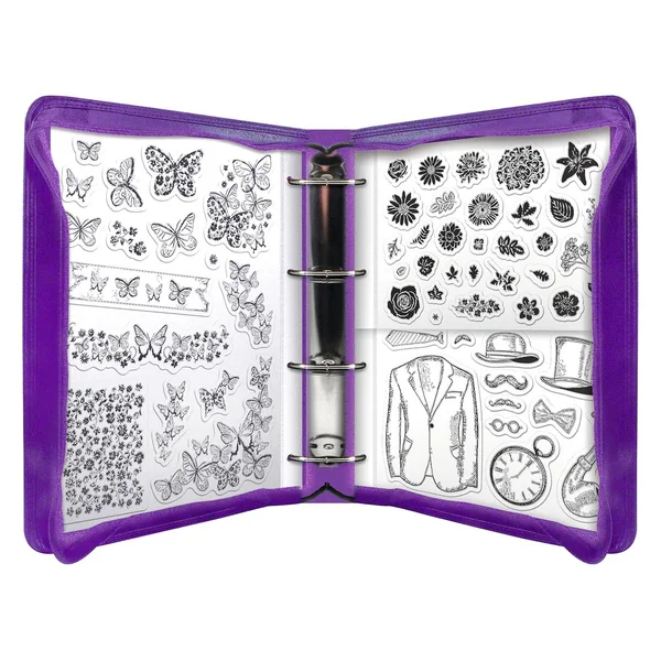 Classeur de rangement pour tampons