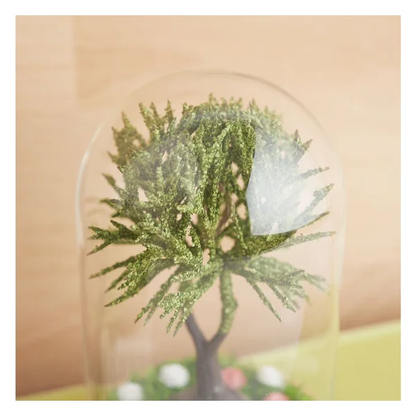 Cloche en verre avec socle VBS, remplissable