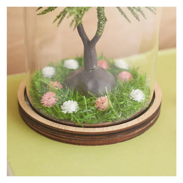 Cloche en verre avec socle VBS, remplissable