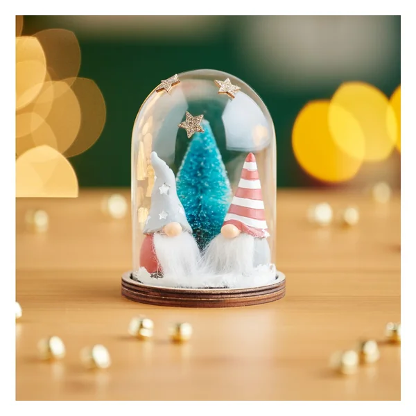 Cloche en verre avec socle VBS, remplissable