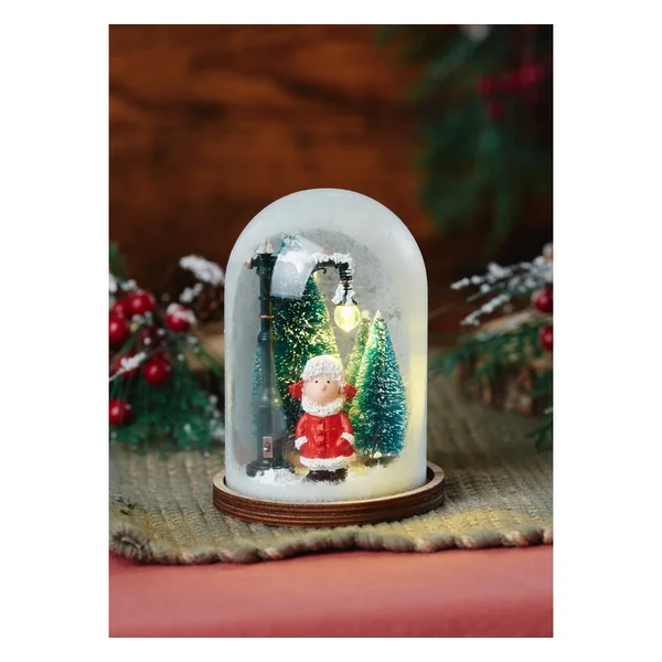 Cloche en verre avec socle VBS, remplissable