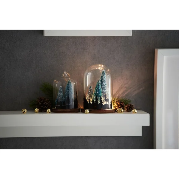 Cloche en verre avec socle VBS, remplissable
