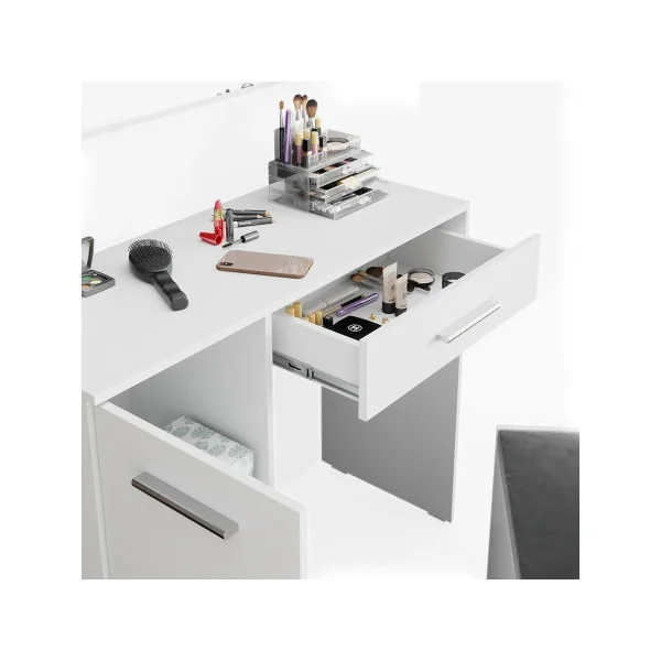 Coiffeuse moderne gain de place Coiffeuse moderne Coiffeuse maquillage Coiffeuse femme Coiffeuse chambre