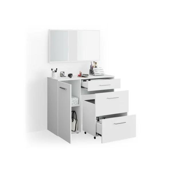 Coiffeuse moderne gain de place Coiffeuse moderne Coiffeuse maquillage Coiffeuse femme Coiffeuse chambre