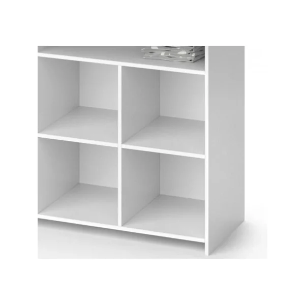 Commode à langer table langer avec plateau amovible blanc 7 compartiments