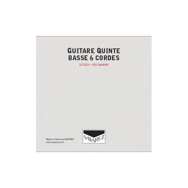 Cordes pour guitare Quinte Basse 6 cordes 70cm