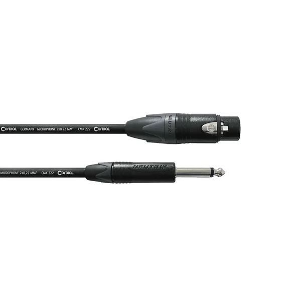 Cordial CPM 5 FP Microfoonkabel Jack-XLR Female 5 meter - Peak serie
