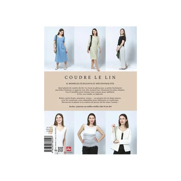 Coudre le lin, naturel et durable - 13 modèles