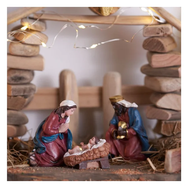Crèche VBS « Naïm », env. 27,2 x 15,8 x 23,5 cm