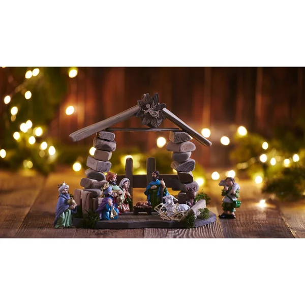 Crèche VBS « Naïm », env. 27,2 x 15,8 x 23,5 cm