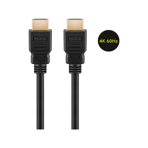 Câble HDMI 2.0 mâle mâle 3D HDCP2.2 4K 60Hz contact doré 3m