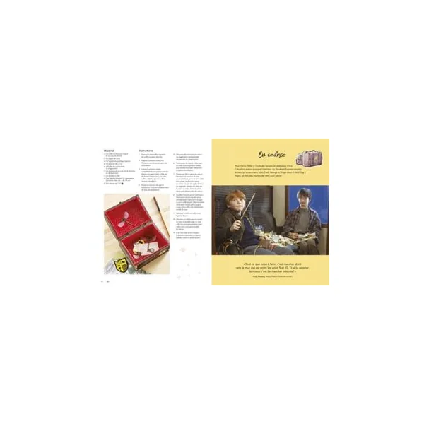 Dans l'univers des films Harry Potter, la magie faite maison - Le livre d'activités des sorciers