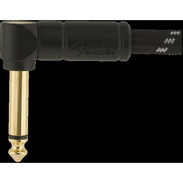 Deluxe Instrument Cable, Straight/Angle, 10ft - Black Tweed