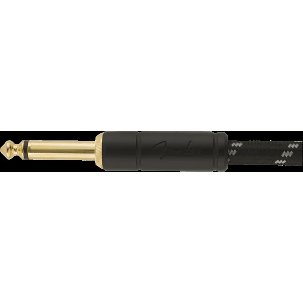 Deluxe Instrument Cable, Straight/Straight, 18.6ft - Black Tweed