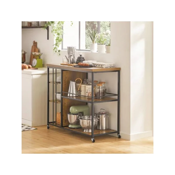 Desserte de cuisine mobile style industriel chariot de cuisine servante de cuisine