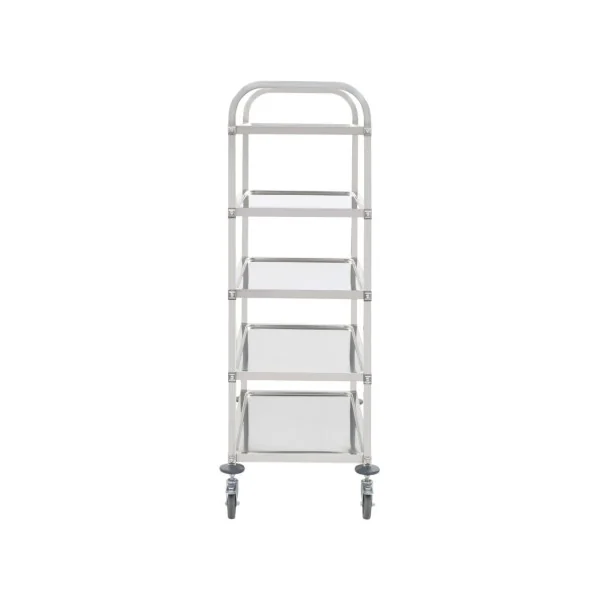 Desserte de restauration inox 5 niveaux desserte mobile chariot de cuisine Inox