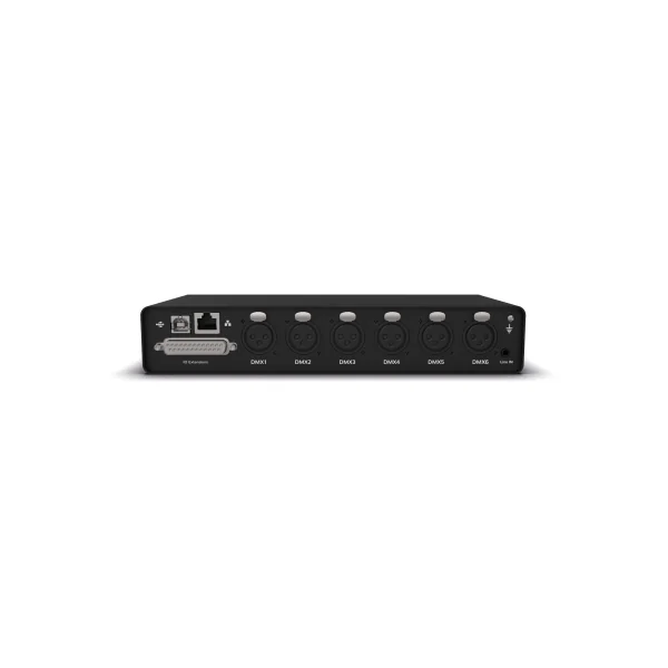DINA SR1 contrôleur d'éclairage format rack 19p 2000 scènes 2 univers DMX