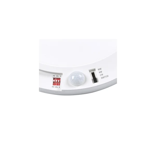 Downlight en saillie diamètre 230mm 18W CCT avec détecteur