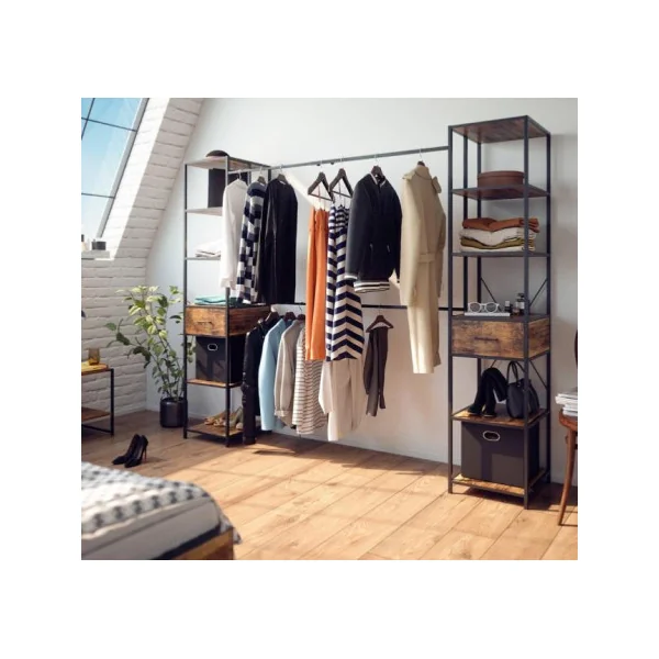 Dressing de chambre extensible industrielle dressing ouvert industrielle