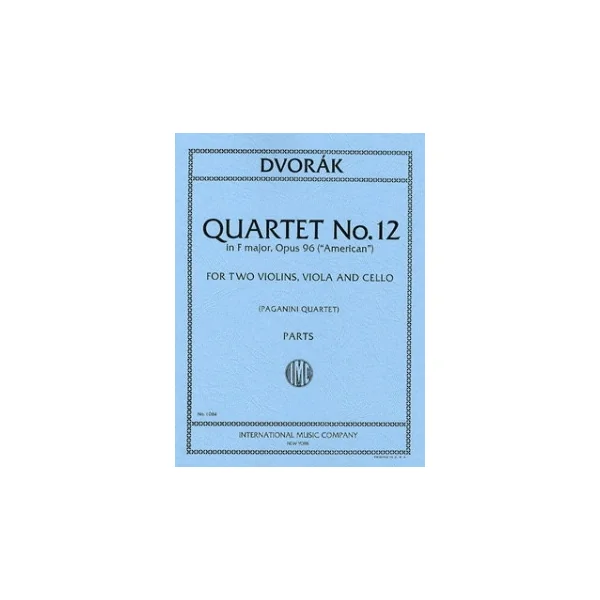 Dvorak A. Quatuor A Cordes OP 96 Dit Americain-1