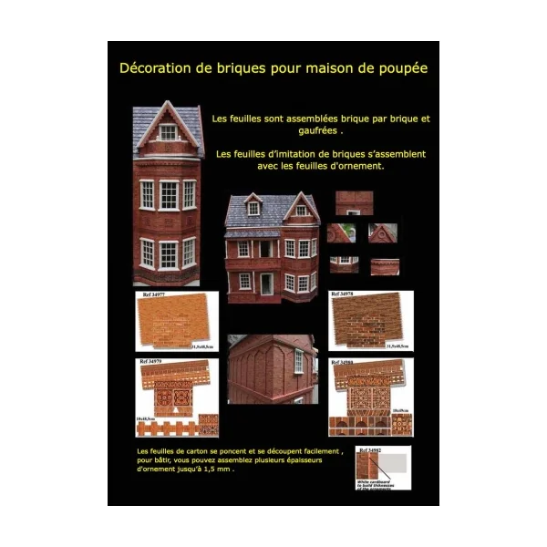 Décoration murale - Briques et ornements