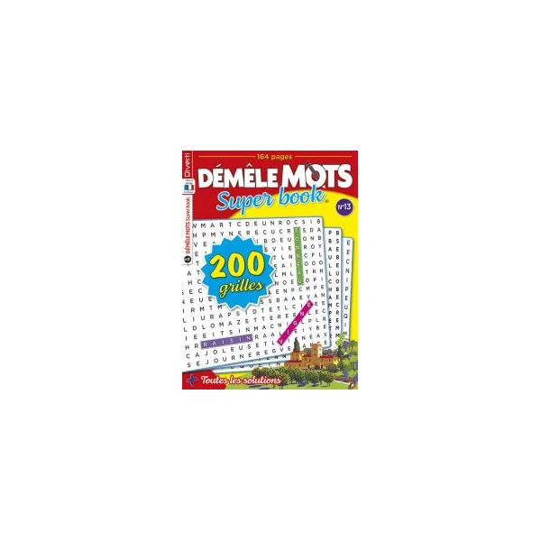 Démêle Mots Super Book n°13 - Avec 200 grilles pour jouer !
