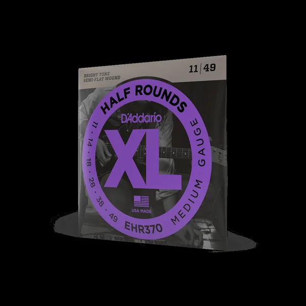 EHR370 Electric Half Rounds Medium 11-49 - jeu de 6 cordes
