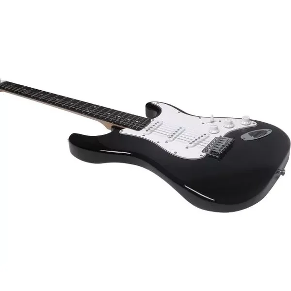 EKO - GUITARE ELECTRIQUE ST 100 FORMAT 3/4 TYPE STRAT BLACK