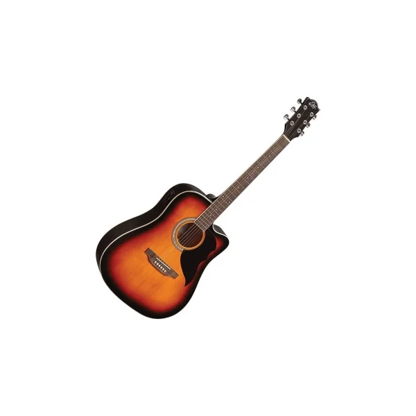 Eko Ranger 6 Dreadnought EQ Cutaway Brown Sunburst