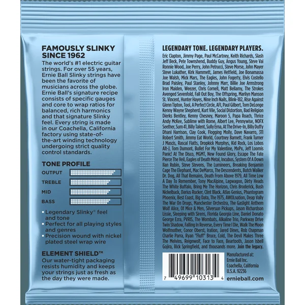 Electric 2212 Primo Slinky 9,5-44 - set of strings